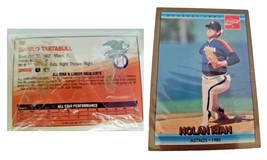 New 1992 Donruss Coca Cola Cello Nolan Ryan and Danilo Tartabull 760 and 26 - £26.31 GBP