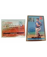 New 1992 Donruss Coca Cola Cello Nolan Ryan and Danilo Tartabull 760 and 26 - $33.00