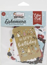Echo Park Cardstock Ephemera 33/Pkg Icons, Magical Birthday Boy - £6.74 GBP