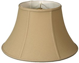 Royal Designs Shallow Bell Basic Lamp Shade, Linen Beige, 9 x 18 x 12 - £67.90 GBP