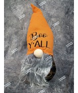 Cute Halloween Themed Decor Plush Gnome &quot;Boo Y&#39;all&quot; Fall Bean Bag Decora... - $274.15 MXN