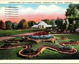 Conservatory and Flower Gardens Hansom Park Omaha Nebraska  Post Card PC1 - £3.13 GBP