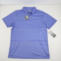 Pga Tour Men's Gradient Stripe Performance Golf Polo Shirt Persian Jewel... - $24.99