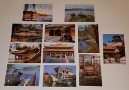 10 UNUSED Beijing China Postcards Lot  Summer Palace Lakes Boat Garden S... - $19.75