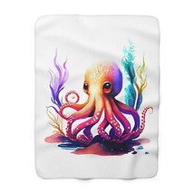 Octopus Sherpa Fleece Blanket - £63.94 GBP