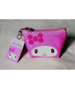 New My Melody Face Sanrio Japan Pink Triangle Mini Pouch Purse 4.5 x 2.7... - $10.75 CAD