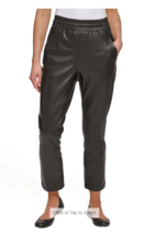 DKNY Jeans Ladies&#39; Faux Leather Pull-On Pant - XL - $24.74