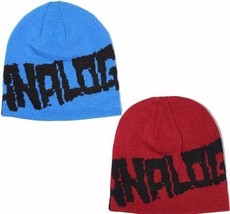 ANALOG The Deceit Skull Beanie in Boiler Red or Nautical Blue NWT Reversable - £5.08 GBP+
