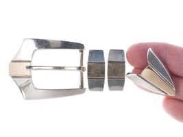 1&quot; 14k/Sterling Randall D Moore Metro Ranger belt buckle set - $498.96