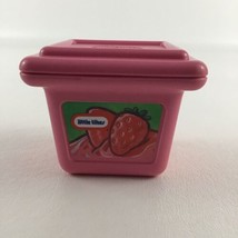 Little Tikes Vintage Pretend Play Food Strawberry Yogurt Container Fruit... - $16.78