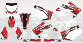 AM0367 MX MOTOCROSS GRAPHICS DECALS STICKERS FOR HONDA CRF 250 2008 2009 - £69.58 GBP