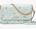 Kate Spade Madison Flap Crossbody Bag Blue Floral Chain Purse Daisy KG68... - $89.09