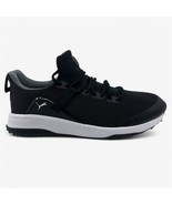 PUMA Fushion Evo Black Quiet Shade Mens Size 9.5 Waterproof Golf Shoes - $59.95