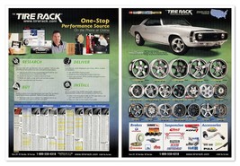 Tire Rack Performance Wheels 1969 Chevy Camaro 2007 2-Page Print Magazine Ad - £9.71 GBP