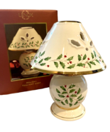 Lenox Holiday Tealight Lamp NIB - $23.74
