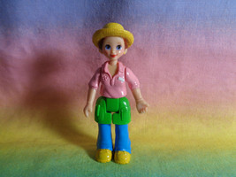 Fisher Price Sweet Streets Dollhouse Farmer&#39;s Market Mom Woman Figure - £4.65 GBP