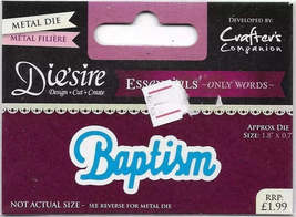 Crafter&#39;s Companion. Die&#39;Sire. Baptism Die. - $2.69 CAD