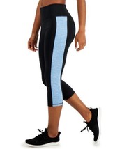 allbrand365 designer Womens Activewear Colorblocked Cropped Leggings, Lrg - £23.98 GBP
