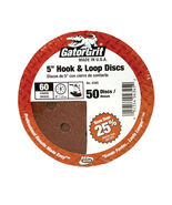 Gator 4345 5&quot; Random Orbit Hook &amp; Loop Red Resin Aluminum Oxide Sanding ... - $44.88 CAD