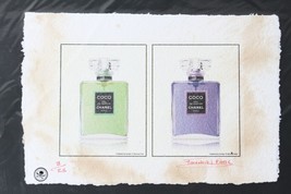 Coco Chanel Perfume Print By Fairchild Paris LE 8/25 - £116.81 GBP