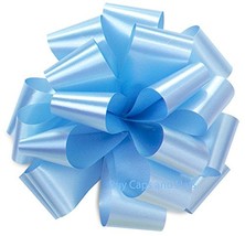 Buy Caps and Hats Light Blue Bows 10 Pack Gift Wrap Bow for Baskets Gift... - £8.62 GBP