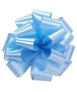 Buy Caps and Hats Light Blue Bows 10 Pack Gift Wrap Bow for Baskets Gift... - £8.78 GBP