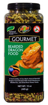 Zoo Med Gourmet Bearded Dragon Food: All-Natural, Protein-Rich Diet with... - $10.95
