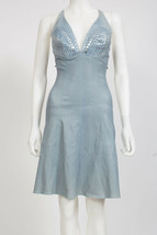NWT Aphero Stretch Leather Lace Baby Doll Sun Dress size 36 US 4 - $185.00