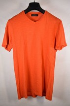 Velvet By Graham &amp; Spencer Mens V Neck SS T-Shirt Orange S - £30.97 GBP