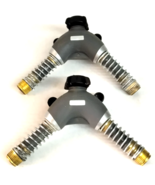 Lof of 2 Gilmour Outlet Dual Flex Connect Shut-Off Hose Adaptors - $399.35 MXN