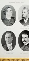 Notable St. Louis Men of 1900 Photos REVERENDS Casey McKittrick Sneed Carr B9 - £8.81 GBP