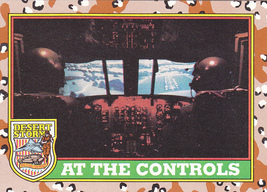 At the Controls #65 - Topps Desert Storm 1991 Trading Card - £0.77 GBP