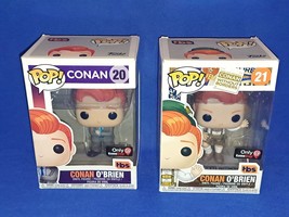 2 Funko Pop! Conan O&#39;Brien GameStop Exclusive #20 #21 [NEW] - £16.18 GBP