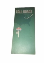 Standard Oil Toll Roads 1968 Vintage Map - $4.87