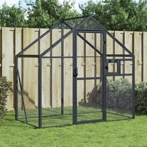 Aviary Anthracite 179x100x185 cm Aluminium - £209.51 GBP