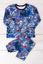 Pajama Set (boys), Winter,  Nosi svoe 6076-024-4 (hrafiti) - $22.38