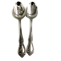 Oneida KENNETT SQUARE Stainless Deluxe Glossy Flatware Set/2 Serving Spoons - £77.86 GBP