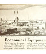 1921 Bell Co AT&amp;T Western Electric Advertisement Telephone Ephemera 8 x ... - $29.39 CAD