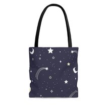 Spacy Galaxy Trend Color 2020 Model 4 Evening Blue Tote Bag Reusable Grocery Bag - £13.98 GBP+