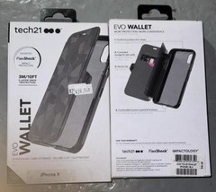 Tech21 EVO Wallet Protection Black Phone Case For Apple iPhone X - £6.76 GBP