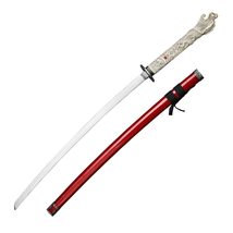 Munetoshi 4 Pcs Highland Red Dragon Samurai Sword with Display Katana Wakizashi  - £58.14 GBP