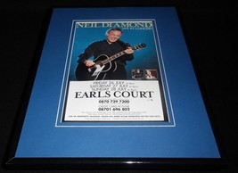 Neil Diamond Earls Court 2002 Concert Framed 11x14 Repro Poster Display - £27.62 GBP