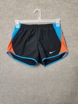 Nike 10K Running Shorts Women XS Black Blue Orange Dri Fit Lightweight L... - $21.65