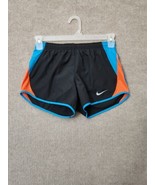 Nike 10K Running Shorts Women XS Black Blue Orange Dri Fit Lightweight L... - £17.02 GBP