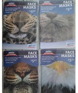 Four (4) Unibody ~ Soft Stretch ~ Face Masks ~ One Size ~ Animal Masks ~... - $20.00