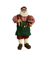 Santa Clause His Favorite Color Toy Workshop Christmas Fabric Mache 10" ... - €22,31 EUR Santa Clause His Favorite Color Toy Workshop Christmas Fabric Mache 10" ... - €22,31 EUR