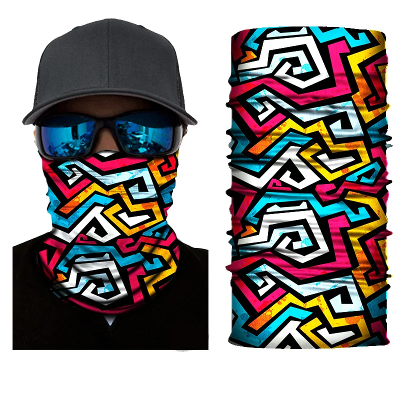 Seamless Men Cycling ana Buffs Neck Gaiter Head Fishing Hi Balaclava Sca... - $29.43