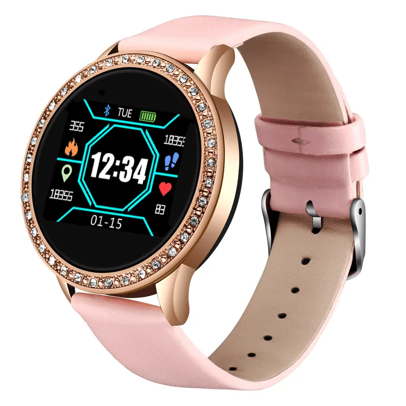 LIGE New Ladies Smart Watch Women Blood Pressure Heart Rate Monitor Fitness trac - £168.56 GBP