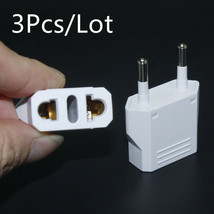3X US to AU EU Europe Plug Travel Converter Outlet Travel Plug Adapter W... - $6.92