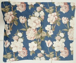 RALPH LAUREN LRL Blue Floral Pillowcase Cover STANDARD Vintage Retired (1) - £62.83 GBP